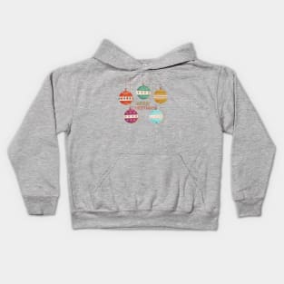 Merry Christmas Balls Kids Hoodie